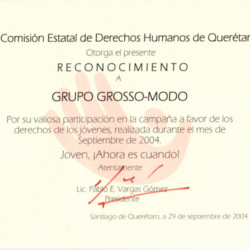 Participacion en la campaña a favor de los derechos de los jovenes-Reconocimiento-ReDCAGrossomodo-000119.jpg