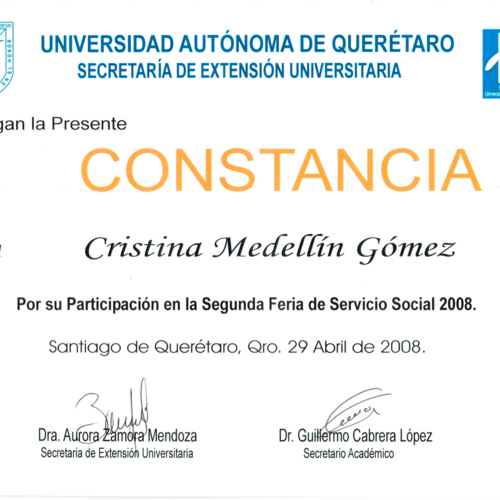 Cristina Medellin-Participacion en la Segunda Feria de Servicio Social-Reconocimiento-ReDCAGrossomodo-000175.jpg