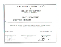 Cristina Medellin-Desarrollo laboral como docente en la Escuela Estatal de Danza de San  Luis Potosi-Reconocimiento-ReDCAGrossomodo-000135.jpg